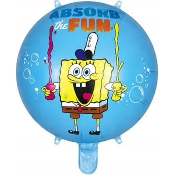 Balónek FÓLIOVÝ BALÓNEK S MOTIVEM SPONGEBOBA NA HELIUM 45 cm