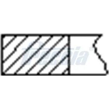 Píst motoru Sada pístních kroužků FRECCIA FR10-208700