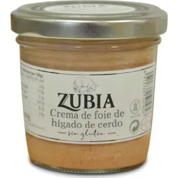 Zubia Patés Krém z vepřových jater (Crema de Foie) 100 g
