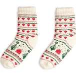 GATE Vysoké vzorované zateplené ponožky 39-42 625-1296/111