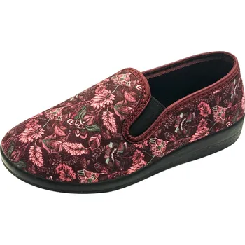 Dámské pantofle Dámské bačkory Rogallo 4310-022 Barva: Vínová, Velikost: 40