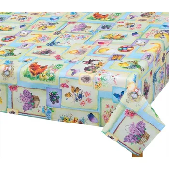 ubrus Bellatex Ubrus EMA velikonoční patchwork rozměr: 100x100 cm