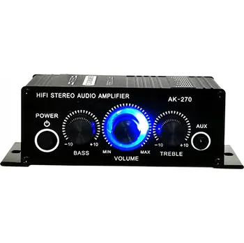 Hi-Fi Zesilovač Audio Stereo zesilovač AMP výkonové reproduktory