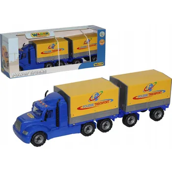 autíčko Nákladní auto s přívěsem Polesie Majk