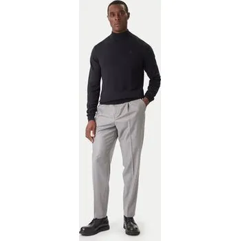 Dámský svetr KARL LAGERFELD Rolák 655002 554399 Tmavomodrá Slim Fit XL