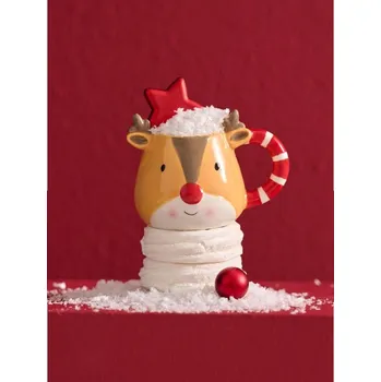 Sinsay - Hrnek s vánočním motivem - červená - 366GV-33X - 366GV-33X-ONE