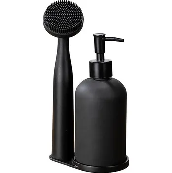 Dávkovač mýdla Wenko Kuchyňský set Piedo dávkovač 400 ml a štětka