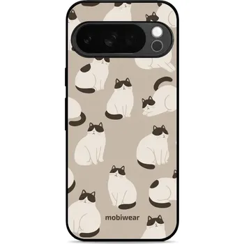 Pouzdro na mobilní telefon Lesklý kryt Mobiwear Glossy - Google Pixel 10 Pro - V160S Kočičáci (Prémiové lesklé pouzdro, obal, kryt Mobiwear Glossy na mobil Google Pixel 10 Pro - V160S Kočičáci, materiál Plast + TPU silikon - krytí po všech stranách, neošoupatelný potisk, tenké)
