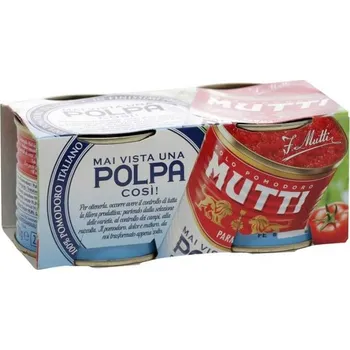 Mutti polpa krájená rajčata 2x 210g