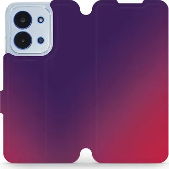 Pouzdro na mobilní telefon Flipové pouzdro Mobiwear - Xiaomi Poco C85 - VP67S Fialový a růžový odstín (Knížkové flip pouzdro, obal, kryt na mobil Xiaomi Poco C85 - VP67S Fialový a růžový odstín, materiál Umělá kůže + TPU - ochrana 360°, stojánek, silikonová vanička, magnetické)