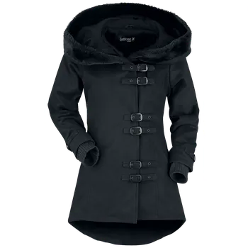 Zimní bunda Gotika z Gothicana by EMP - Across The Night - Ženy - černá