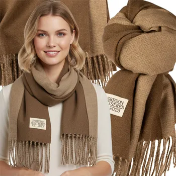 Šála HRUBÁ ŠÁLA SZALIK DAMSKI ZIMNÍ TEPLÁ VELKÁ Elegantní Oboustranná S třásněmi