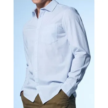 Pánská košile Sinsay - Bavlněná košile - modrá - 104EV-05X - 104EV-05X-XL