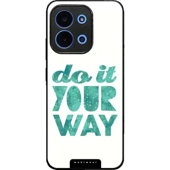 Pouzdro na mobilní telefon Lesklý kryt Mobiwear Glossy - Xiaomi Poco C85 - G080G Do it your way (Prémiové lesklé pouzdro, obal, kryt Mobiwear Glossy na mobil Xiaomi Poco C85 - G080G Do it your way, materiál Plast + TPU silikon - krytí po všech stranách, neošoupatelný potisk, tenké)