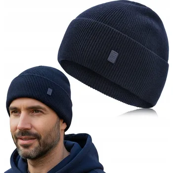 Čepice Pako Jeans zimní čepice modrá, univerzální velikost