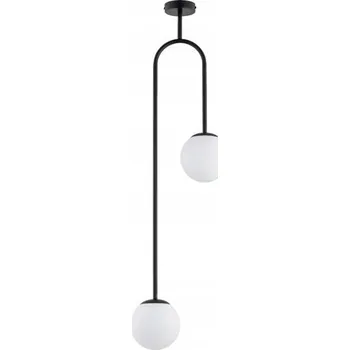 Stropní svítidlo VECTOR 2xE14 černé bílé Koule Alfa 62448