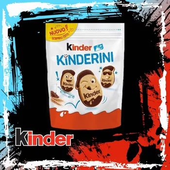 Ferrero kinder kinderini sušenky s čokoládou kinder 250g