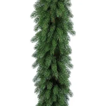 Vánoční dekorace Vánoční girlanda 100% 3D borovice 100 cm bílá