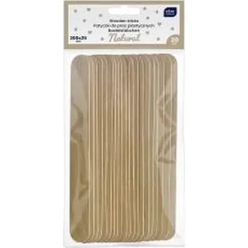 Set školních potřeb Patyczki naturalne do prac plastycznych 200x25mm