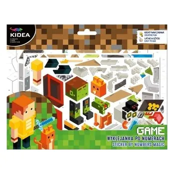 Set školních potřeb ZEST KREAT WYKLEJ PO NUMERACH GAME KIDEA FOL