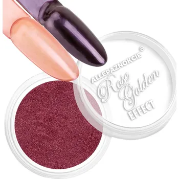 Přípravek na nehty Prach Ozdoby Na Nechty Rose Golden Effect Zrcadlo Mirror Efekt Třpytky č.00