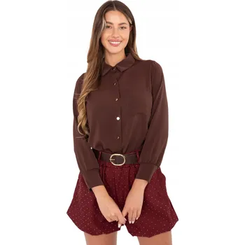 Dámská košile Dámská Klasická Košile Elegantní s ozdobnými knoflíky