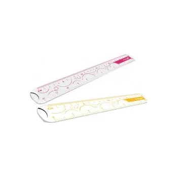 pravítka SHELL transparentní pravítko 20 cm barevný motiv, mix barev