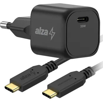 Mobilní telefon AlzaPower G320C Fast Charge 35W černá + Core USB-C 2.0 60W 1m černý APW-CCG320C-CBTC1010B