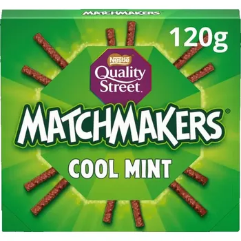 Čokoláda Quality Street Matchmakers čokoládové tyčinky s mátovou příchutí 120 g