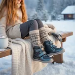 Protetika - zimní barefoot boty s membránou PRO-TEX LORA grey - zateplené Veľkosť: 23