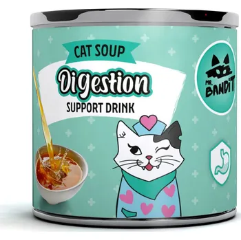 Krmivo pro kočku VETEXPERT Mr. Bandit Chicken Digestion Support - funkční nápoj pro kočky - 95 ml