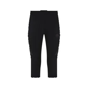 Dámské legíny La Sportiva TRIUMPH TIGHT 3/4 Women Black/Red Plum černá L