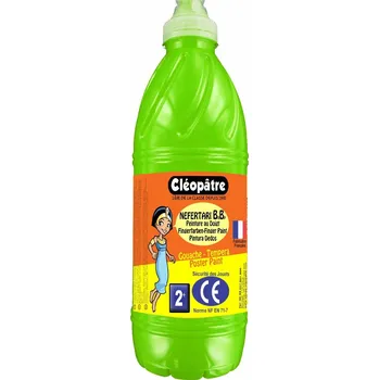 Vodová barva Prstová barva - tempera NEFERTARI BABY 1 Kg Světle Zelená