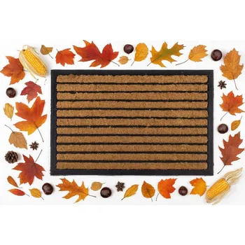 Hotová gumová kokosová rohožka 40 x 60 cm