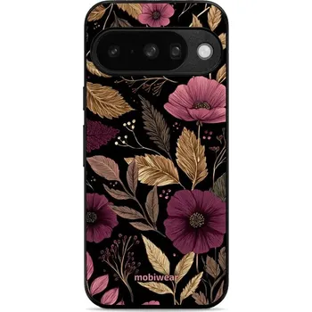 Pouzdro na mobilní telefon Lesklý kryt Mobiwear Glossy - Google Pixel 10 - V170S Fialová kvítka (Prémiové lesklé pouzdro, obal, kryt Mobiwear Glossy na mobil Google Pixel 10 - V170S Fialová kvítka, materiál Plast + TPU silikon - krytí po všech stranách, neošoupatelný potisk, tenké)