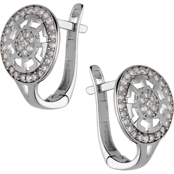 Náušnice Zlaton 001242404243 bílé zlato