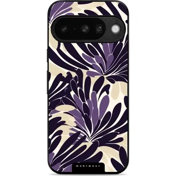 Pouzdro na mobilní telefon Lesklý kryt Mobiwear Glossy - Google Pixel 10 - GA47G Fialová flóra (Prémiové lesklé pouzdro, obal, kryt Mobiwear Glossy na mobil Google Pixel 10 - GA47G Fialová flóra, materiál Plast + TPU silikon - krytí po všech stranách, neošoupatelný potisk, tenké)