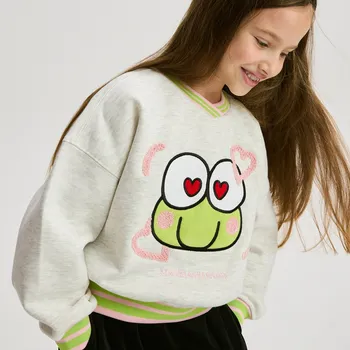 Dívčí mikina Reserved - Mikina Hello Kitty a přátelé - krémová - 261FA-01M - 261FA-01M-U12