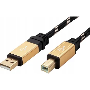Datový kabel ROLINE-GOLD USB 2.0 kabel A-B, 1,8m