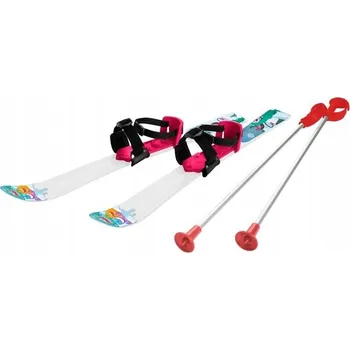 Sjezdové lyžování Dětské lyže BABY SKI 70 cm kluzky bílo-fialová