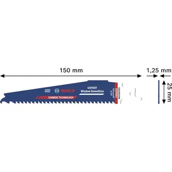 Pilový plátek 2608902328 Pilový list do pily ocasky EXPERT Window Demolition S 956 DHM, 1 ks Bosch + DÁREK ZDARMA!