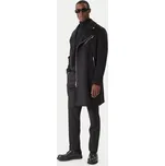 KARL LAGERFELD Vlněný kabát 455015 554751 Černá Regular Fit 46
