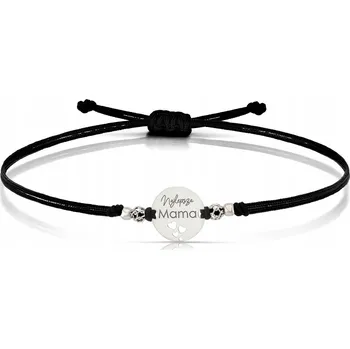 Náramek ŠŇŮRKOVÝ NÁRAMEK PRO MAMINKU 925 STŘÍBRO GRAVÍROVÁNÍ