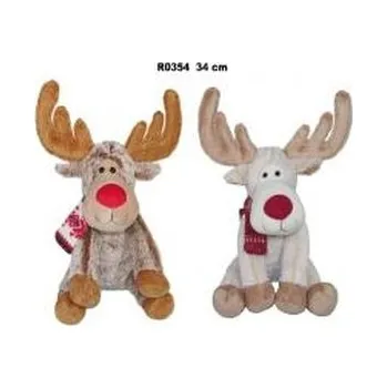 plyšák Renifer 34cm MIX