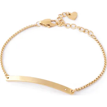 Náramek BEYOU Náramek s destičkou zlatý dámský