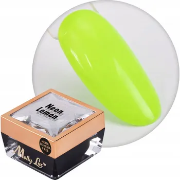Přípravek na nehty Gel pro ombre zdobení Mollylac neon lemon 5g
