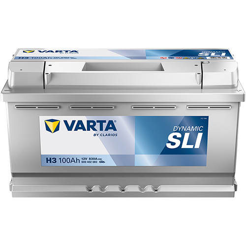Varta Dynamic SLI 12V 100Ah 830A, 600 402 083, H3 nabitá autobaterie + Tableta do ostřikovačů (2 ks) + možný výkup staré baterie při doručení nebo v prodejně Jinočany