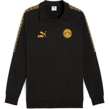 Pánské oblečení Triko s dlouhým rukávem Puma Borussia Dortmund KING Drill Top 782583-10 Velikost L