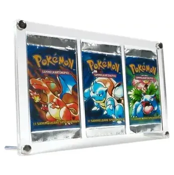 Sběratelství Akrylové pouzdro na 3x booster (se stojánkem)