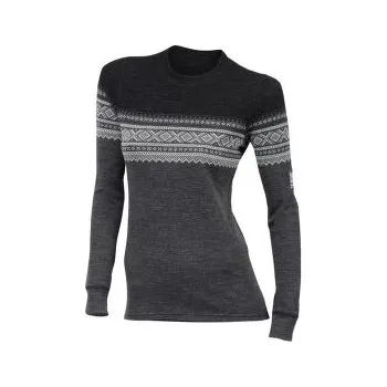Dámské tričko Aclima DesignWool Marius Crew Neck Women Norefjell šedá S